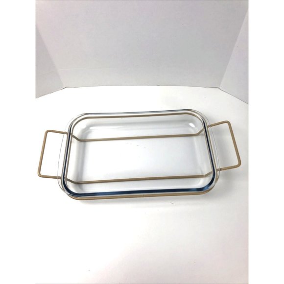 Contempo Oven to Table Roaster W/Metal Server in Almond Color 3 Quart in Org Box - Picture 5 of 12